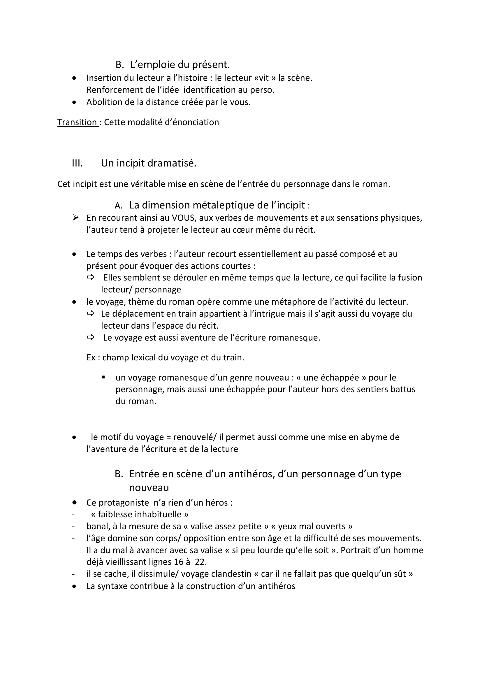 Prévisualisation du document Michel BUTOR, La Modification, incipit