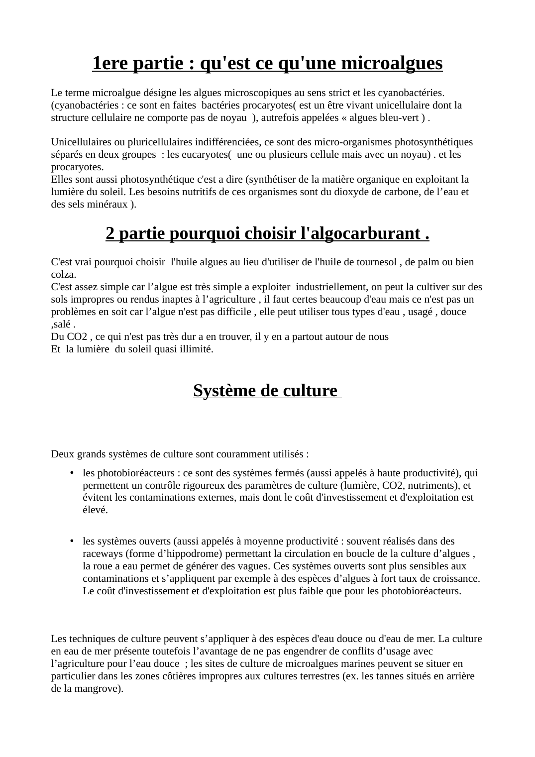 Prévisualisation du document micro algue