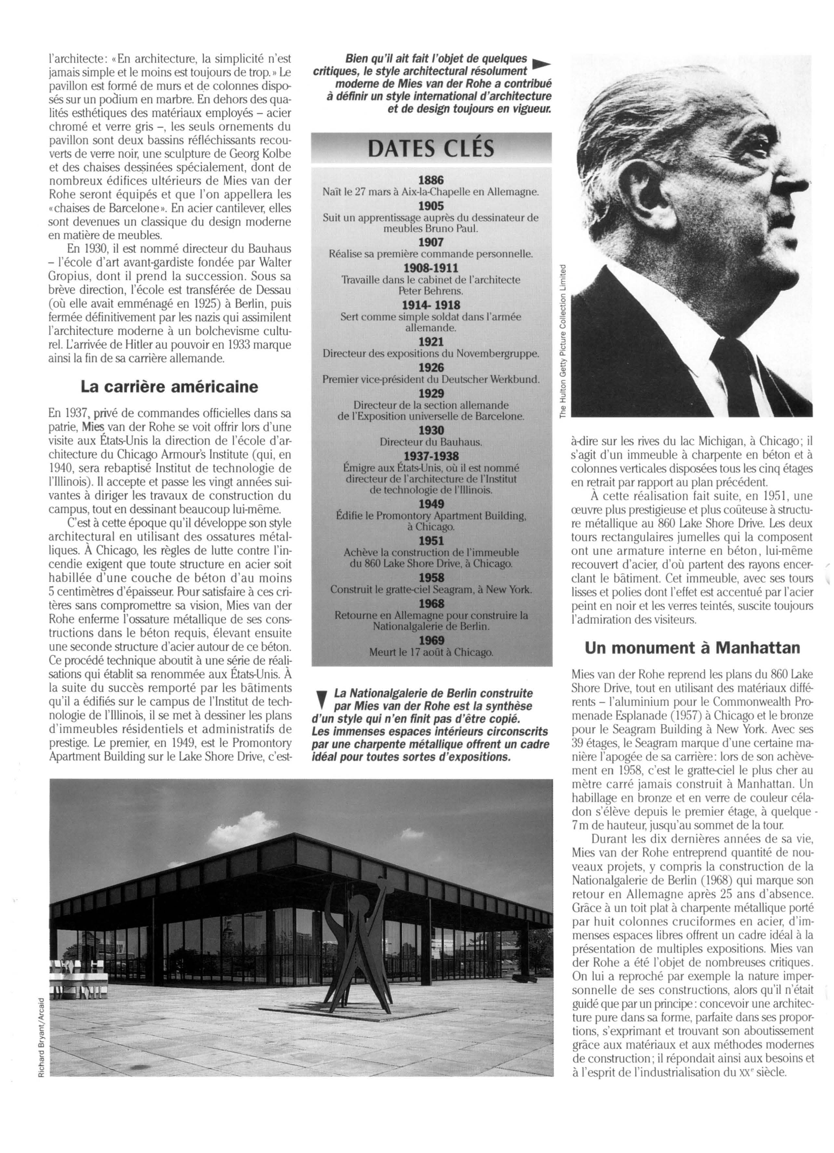 Prévisualisation du document Mies van der Rohe (histoire de l'architecture)
