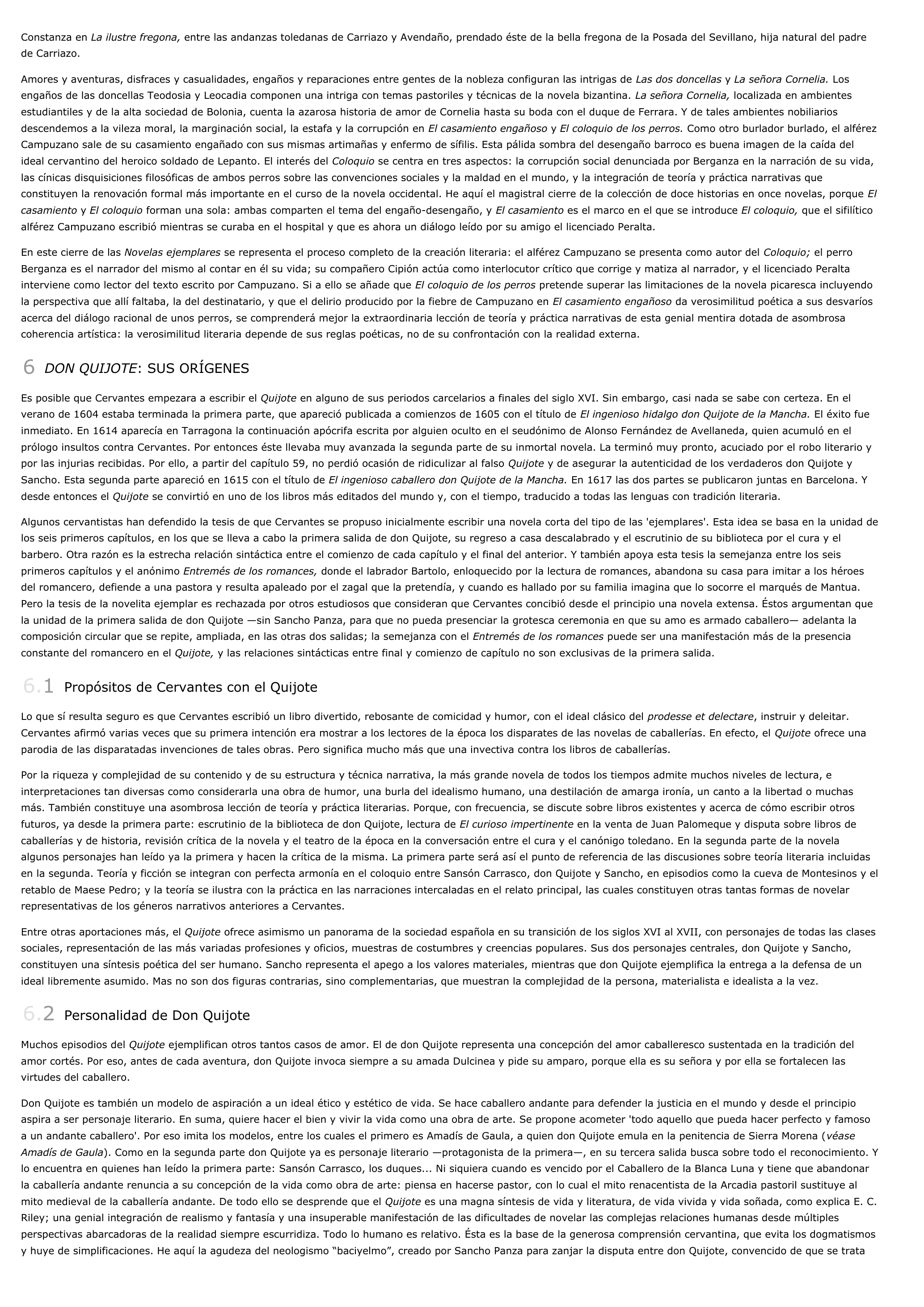 Prévisualisation du document Miguel de Cervantes Saavedra - lengua y litteratura.
