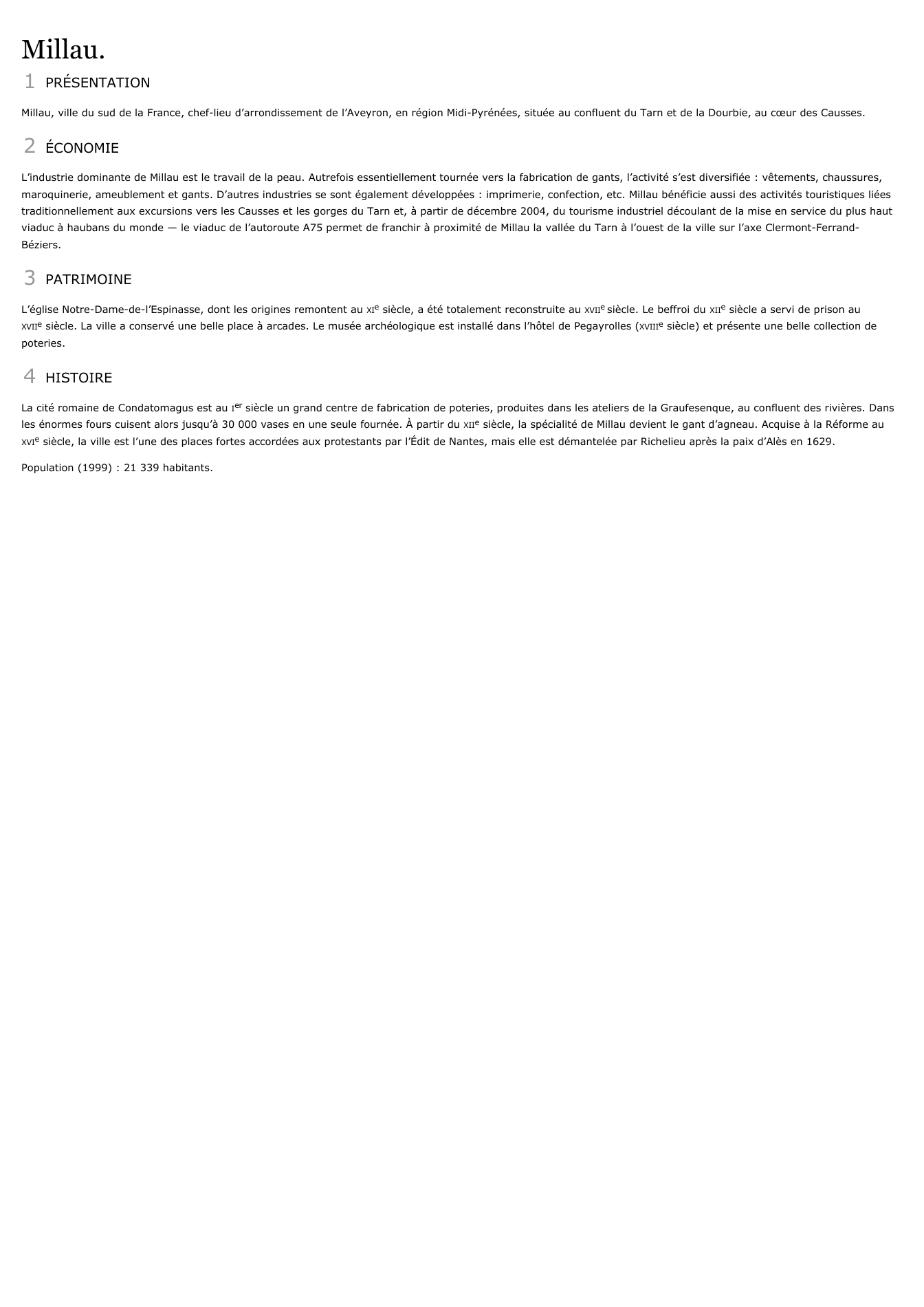 Prévisualisation du document Millau.