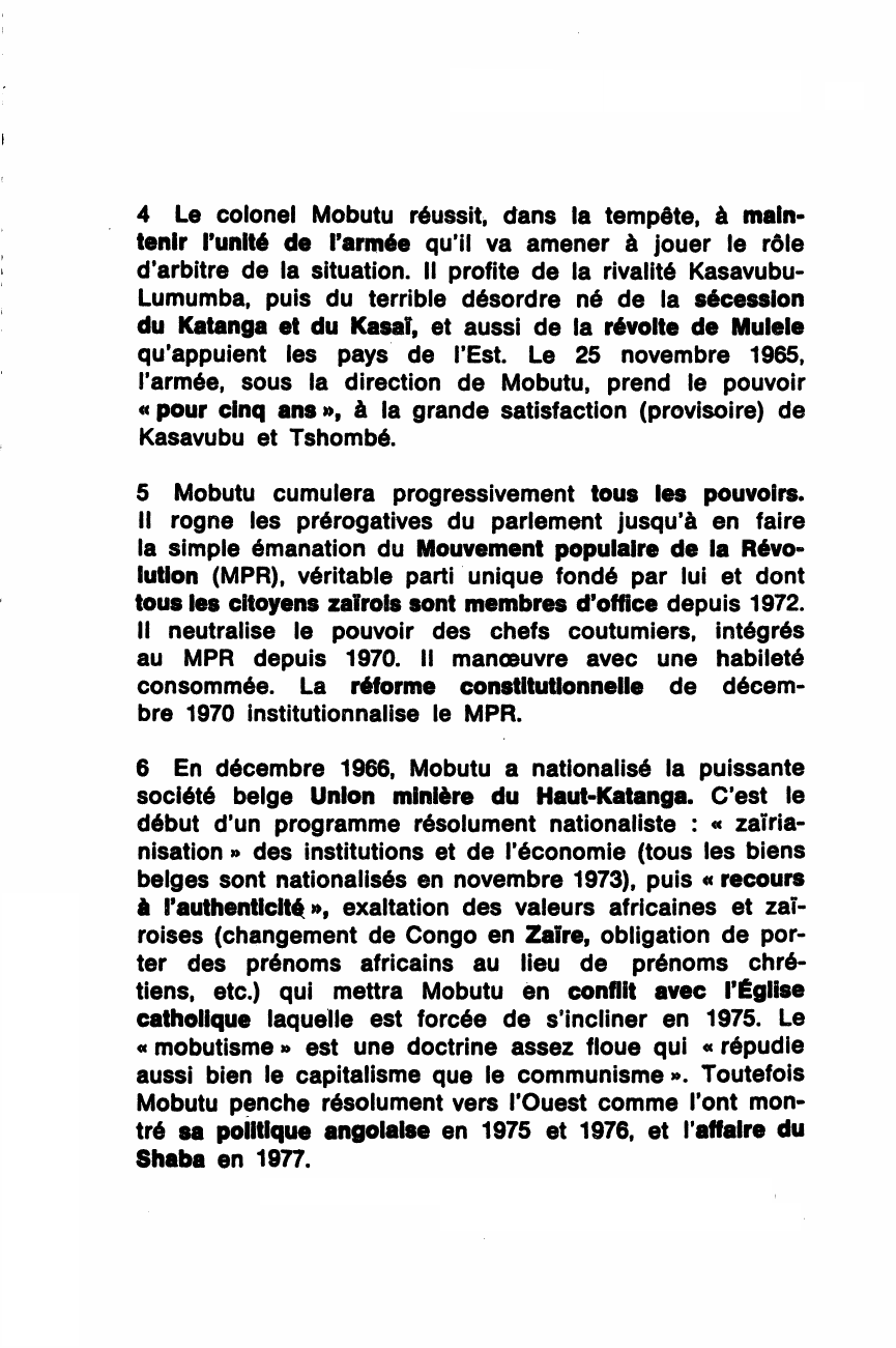 Prévisualisation du document Mobutu (Sese Seko)