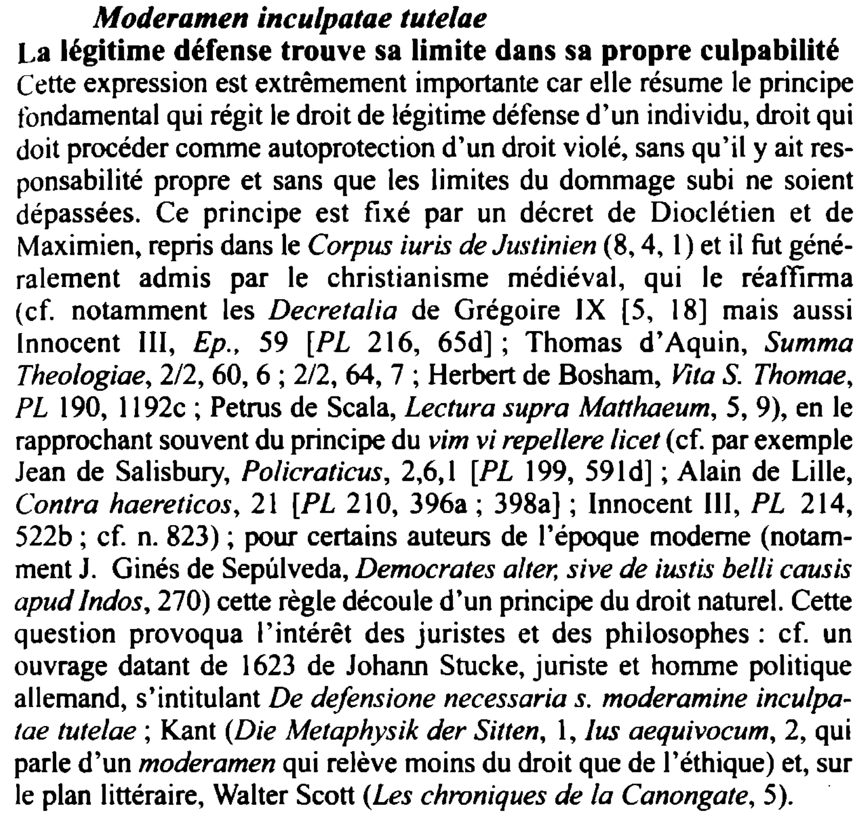 Prévisualisation du document Moderamen inculpatae tutelae