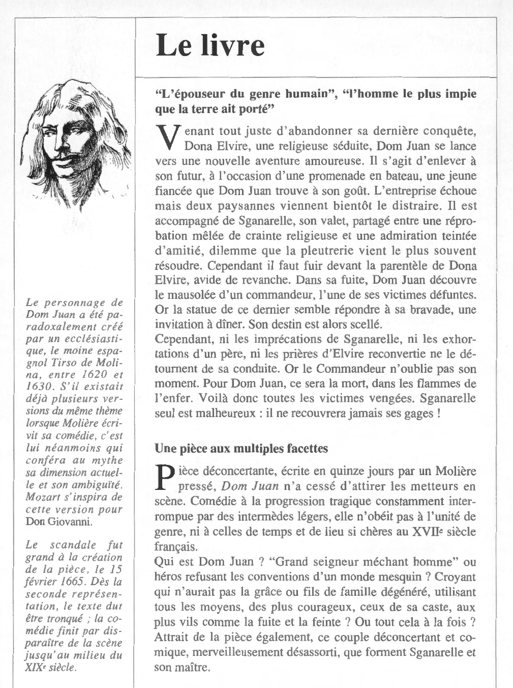Prévisualisation du document MOLIÈRE : Dom Juan