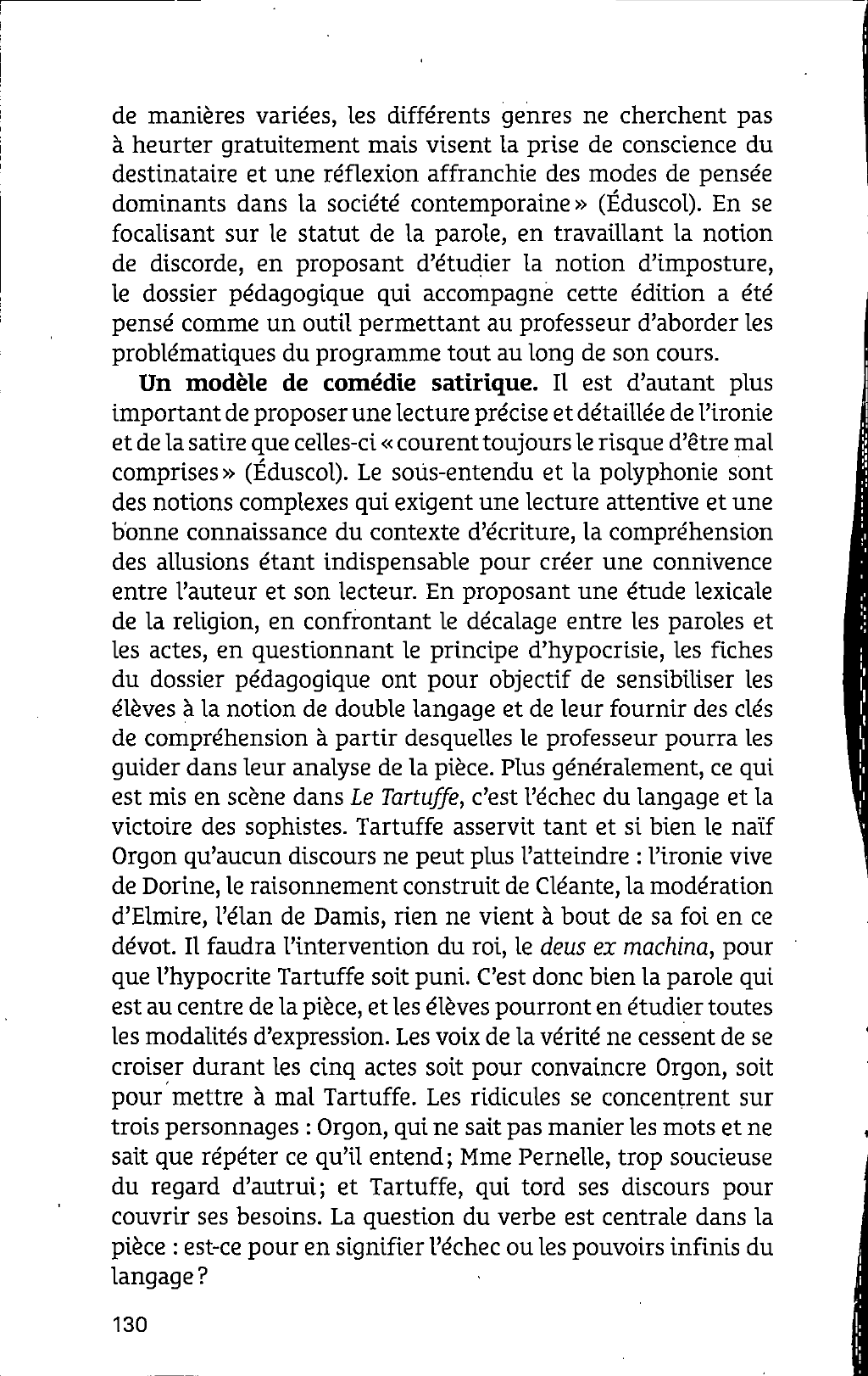 Prévisualisation du document Molière Le Tartuffe ou l'imposteur