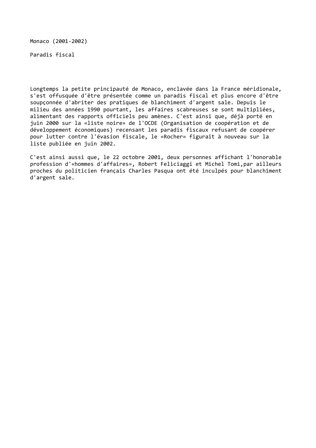 Prévisualisation du document Monaco (2001-2002)