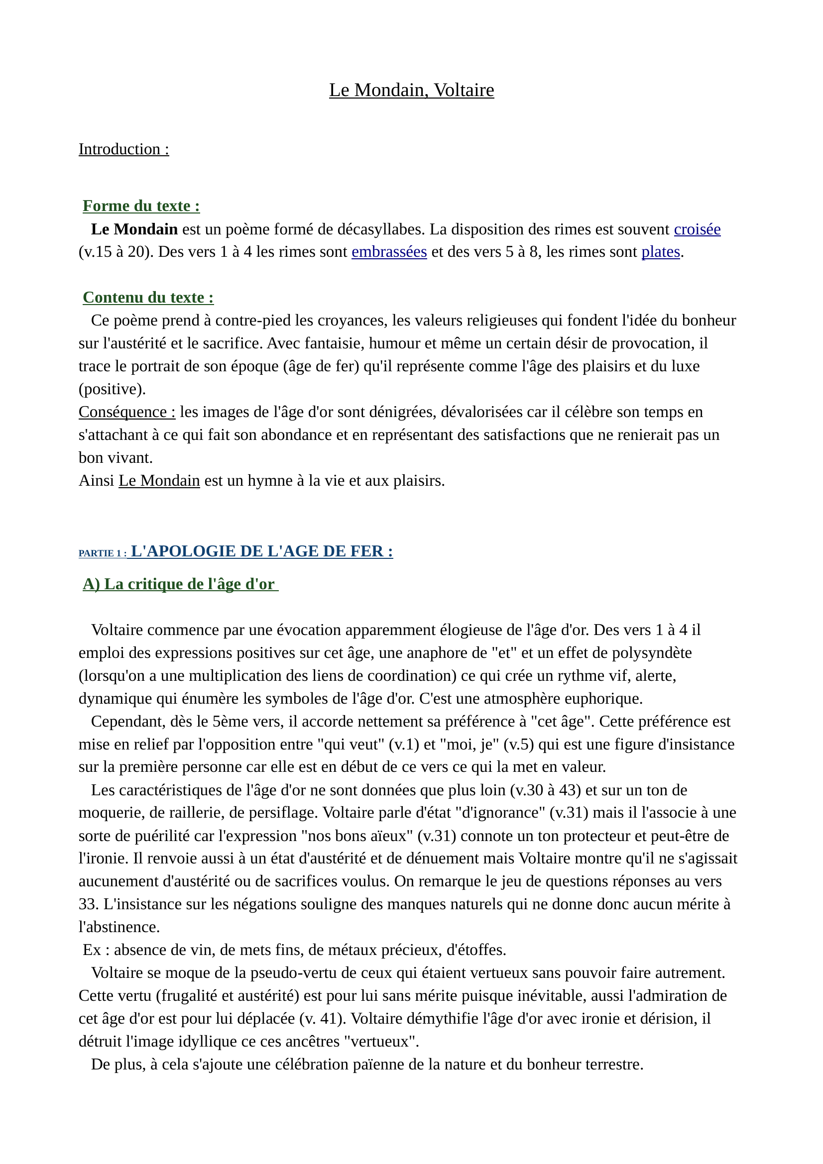 Prévisualisation du document MONDAIN (Le) de Voltaire (résumé)