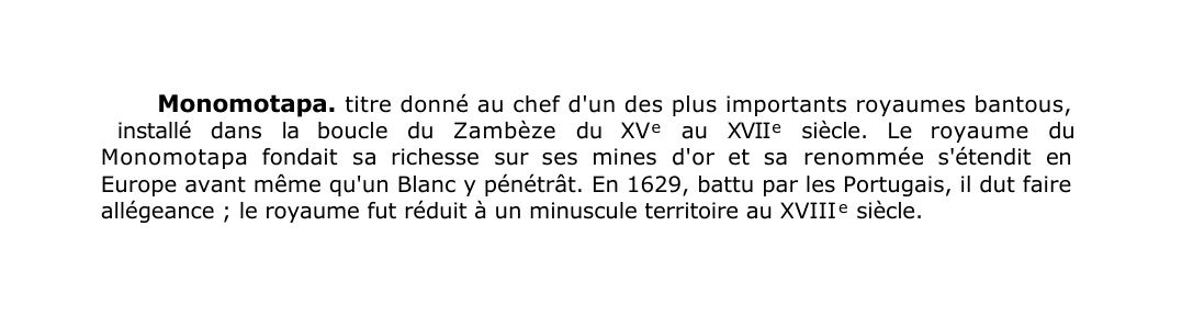 Prévisualisation du document Monomotapa.