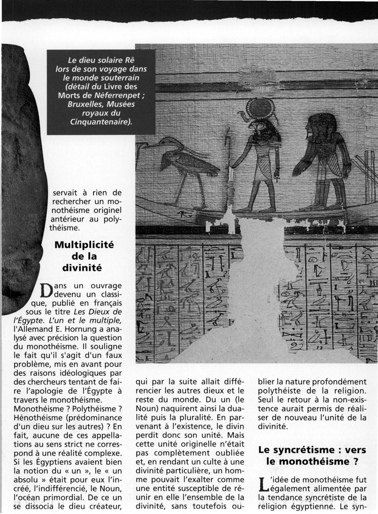 Prévisualisation du document Monothéisme et religion égyptienne