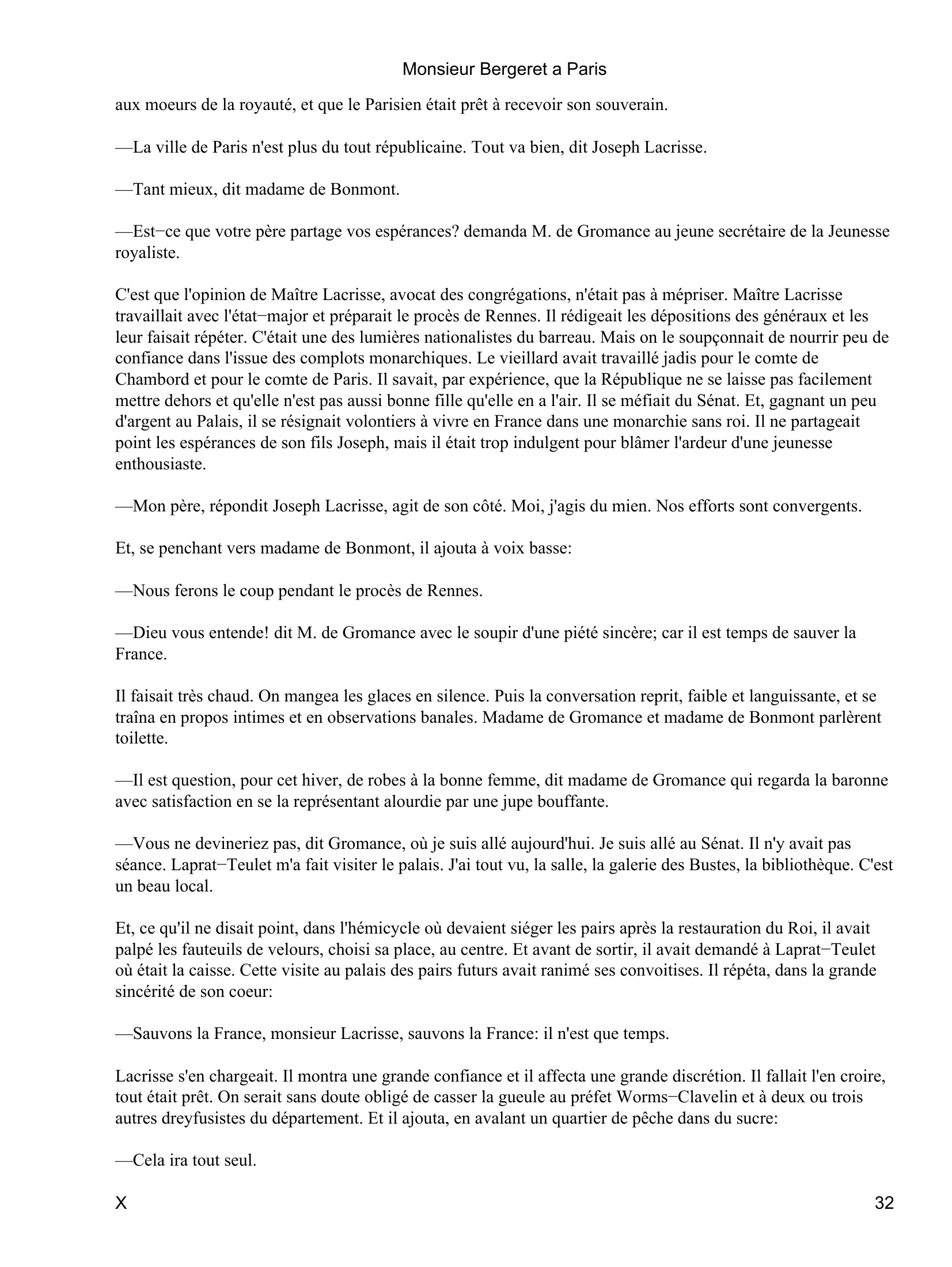 Prévisualisation du document Monsieur Bergeret a Paris
Wallstein, M.