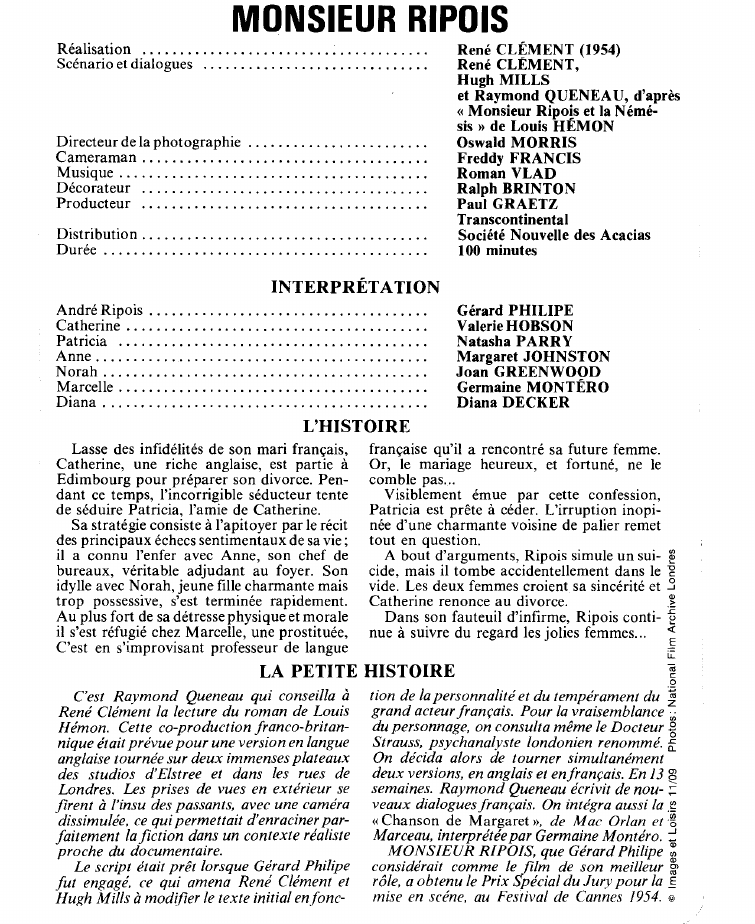 Prévisualisation du document MONSIEUR RIPOIS