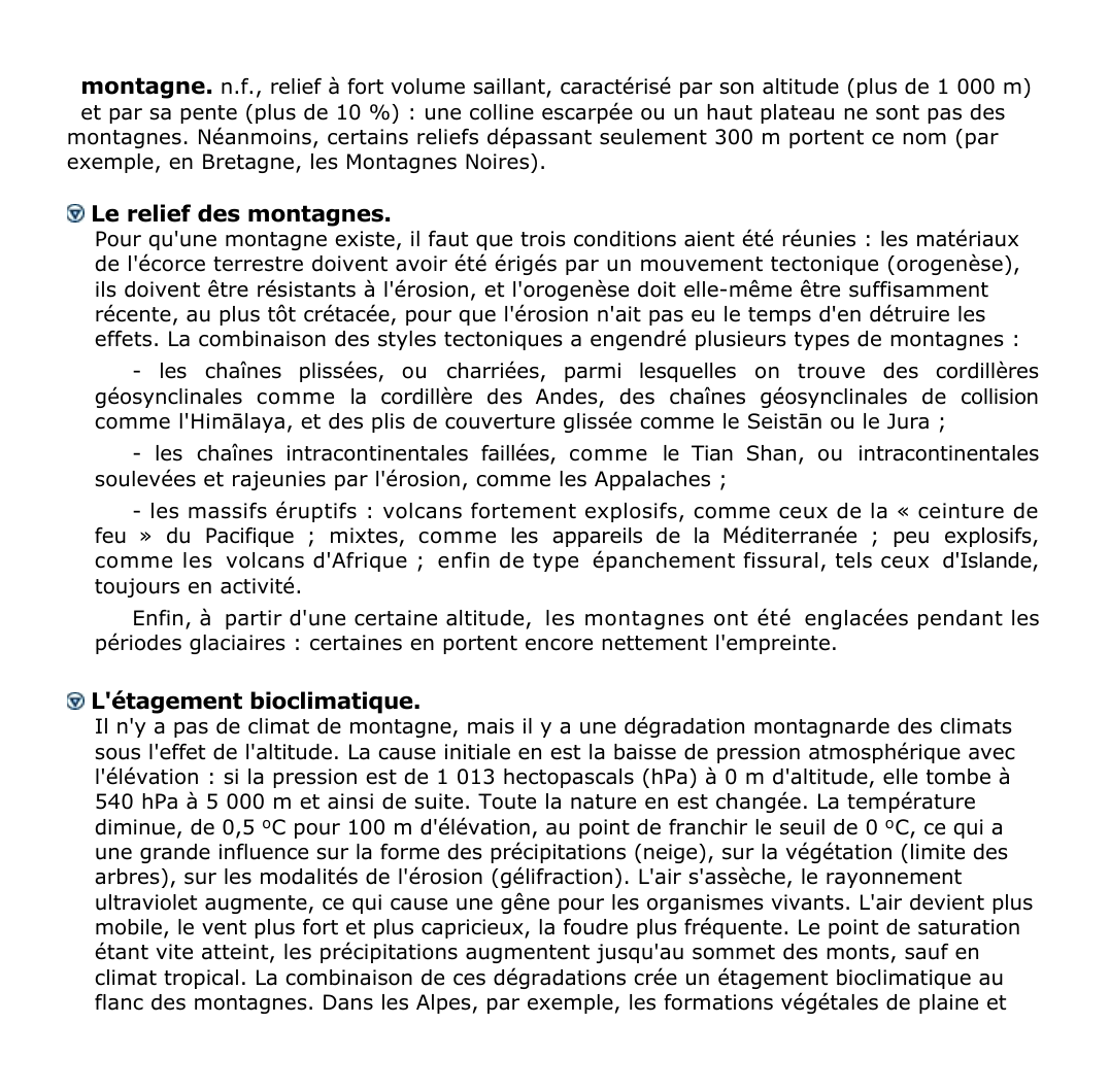 Prévisualisation du document montagne.