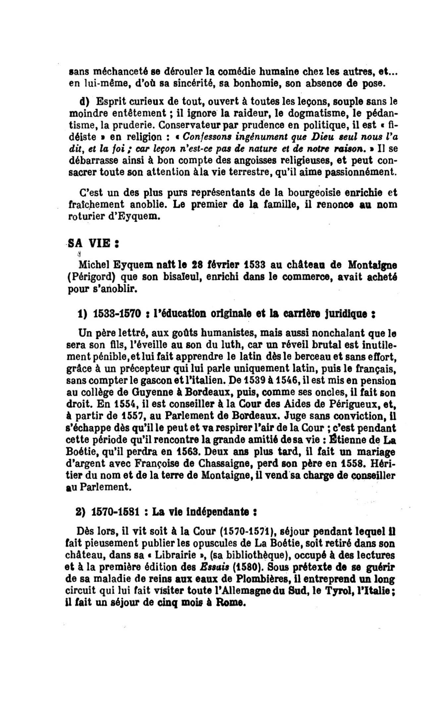 Prévisualisation du document MONTAIGNE : 1588-1592 (vie et oeuvre)