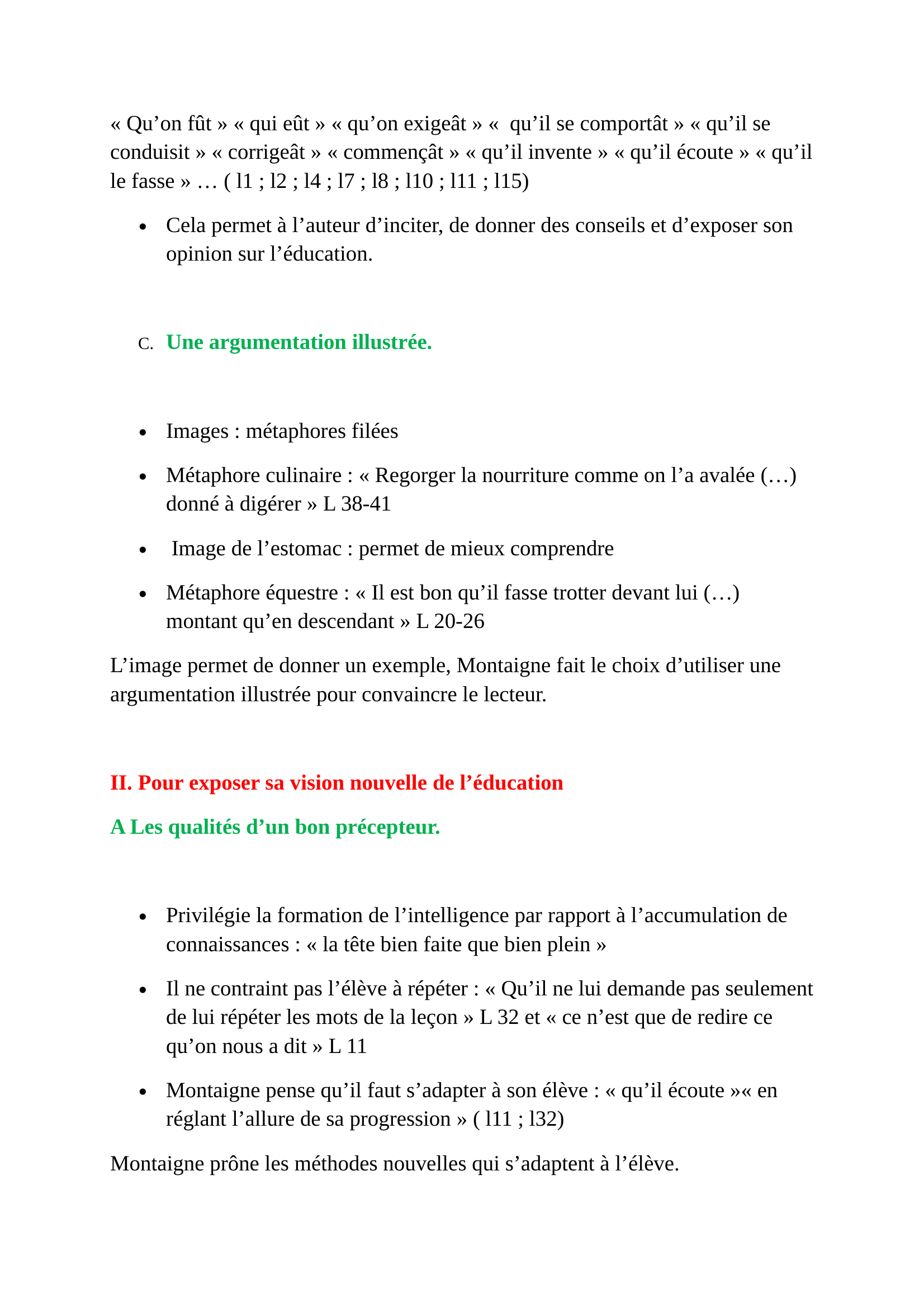Prévisualisation du document Montaigne, De l’éducation des enfants, Essais I-26