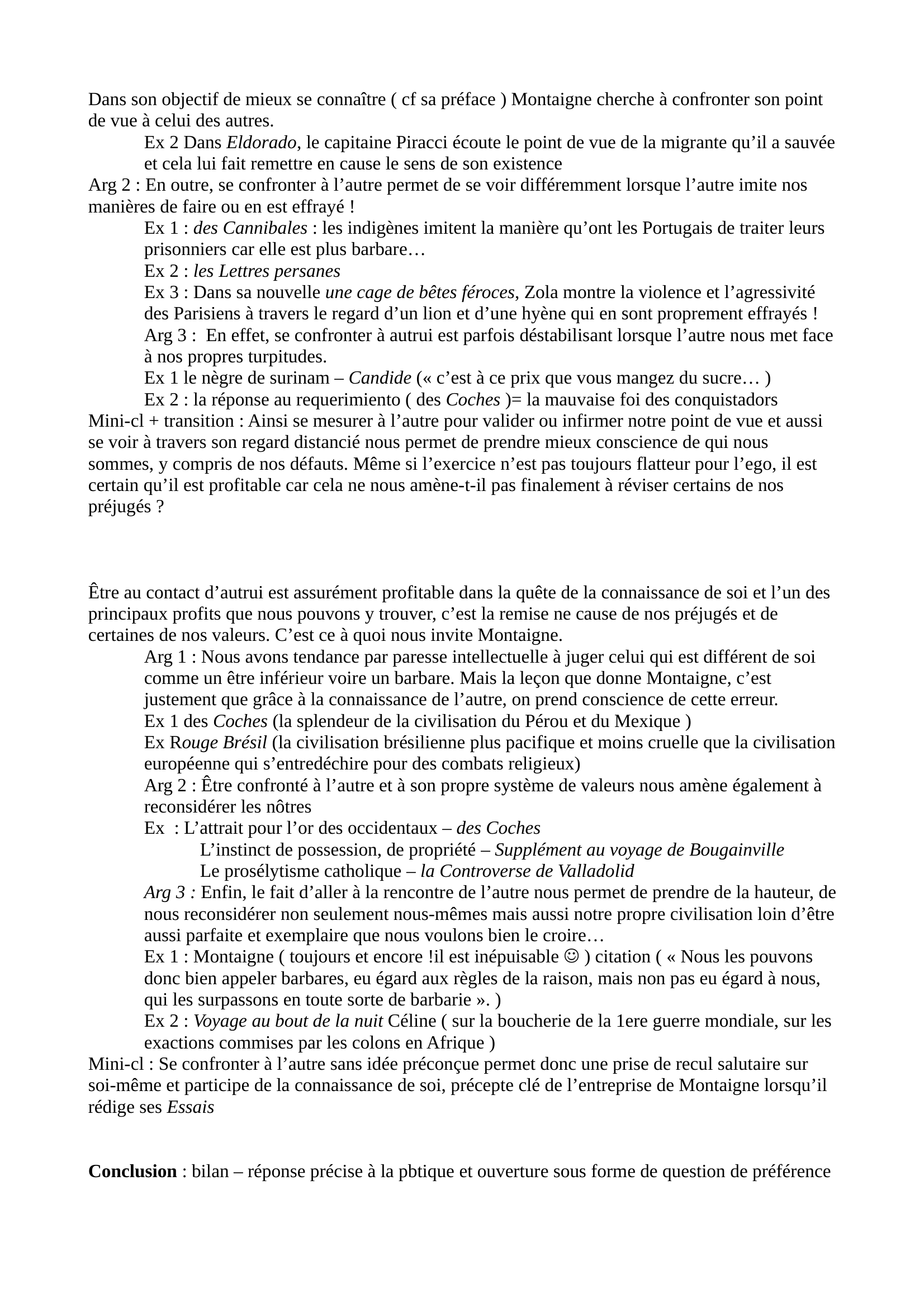 Prévisualisation du document Montaigne dissertation
