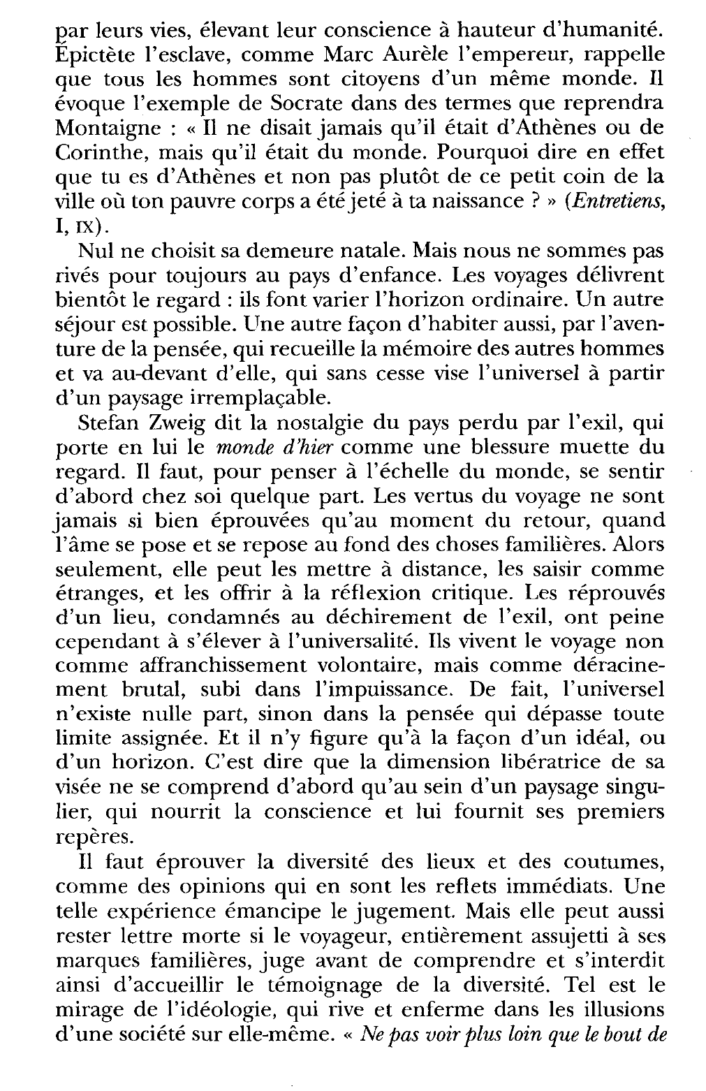 Prévisualisation du document Montaigne, Essais, I, xxvi « De l'institution des enfants ».