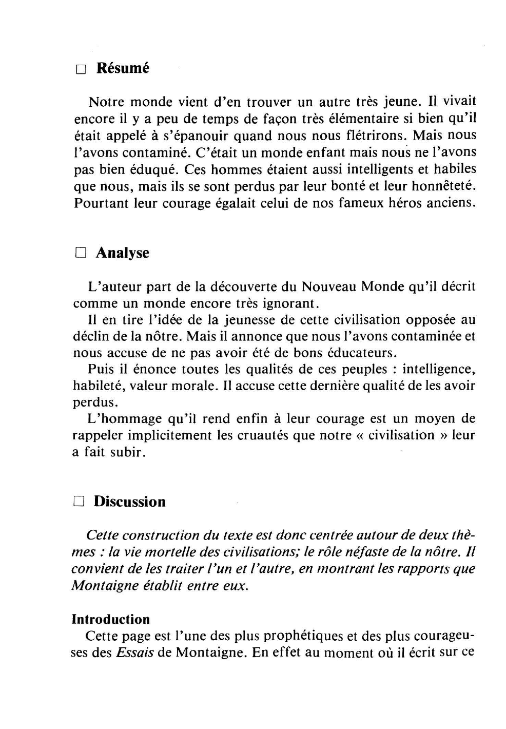 Prévisualisation du document MONTAIGNE, Les Essais, III, VI.