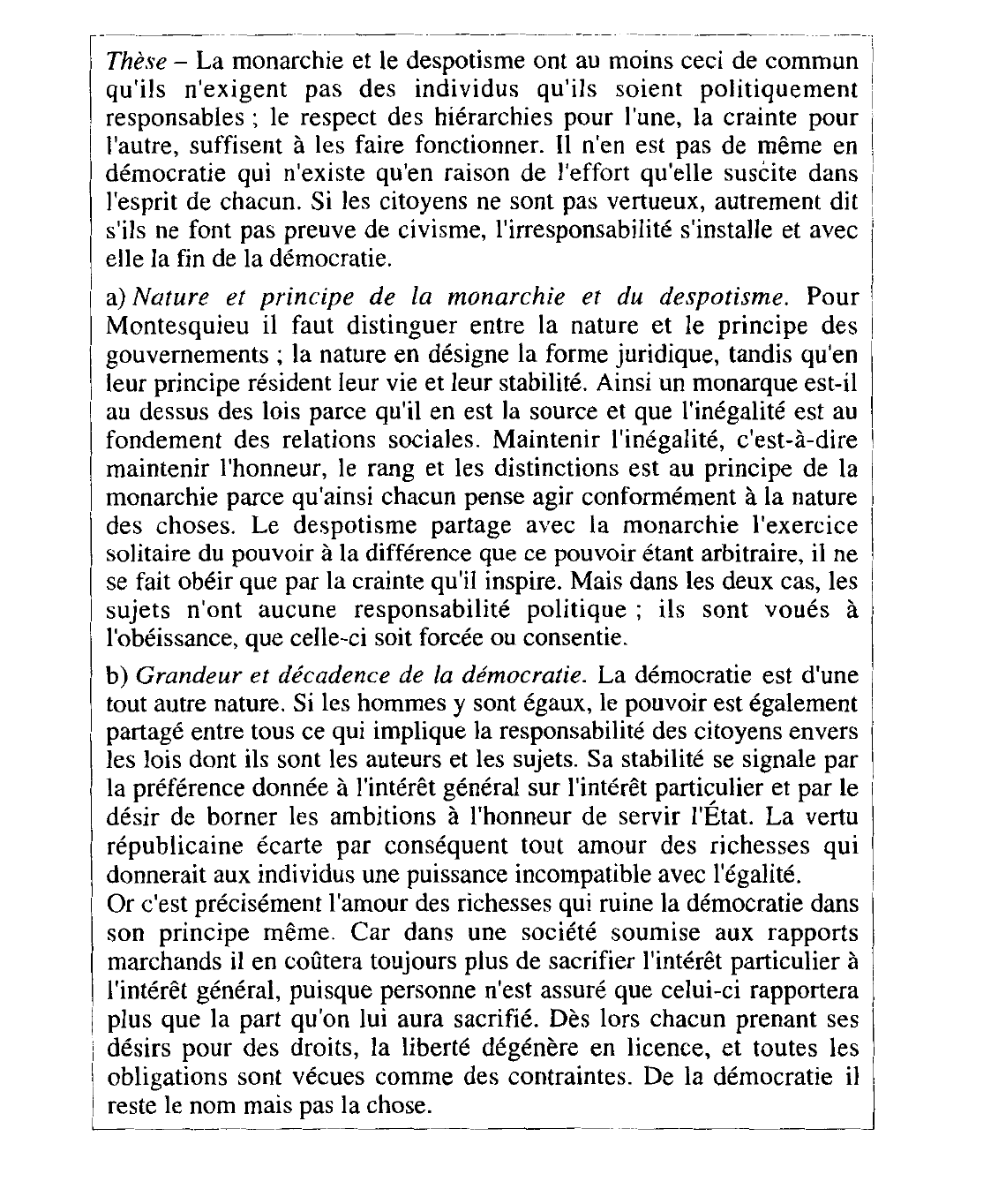 Prévisualisation du document Montesquieu, De l'esprit des lois, Livre III, 3.