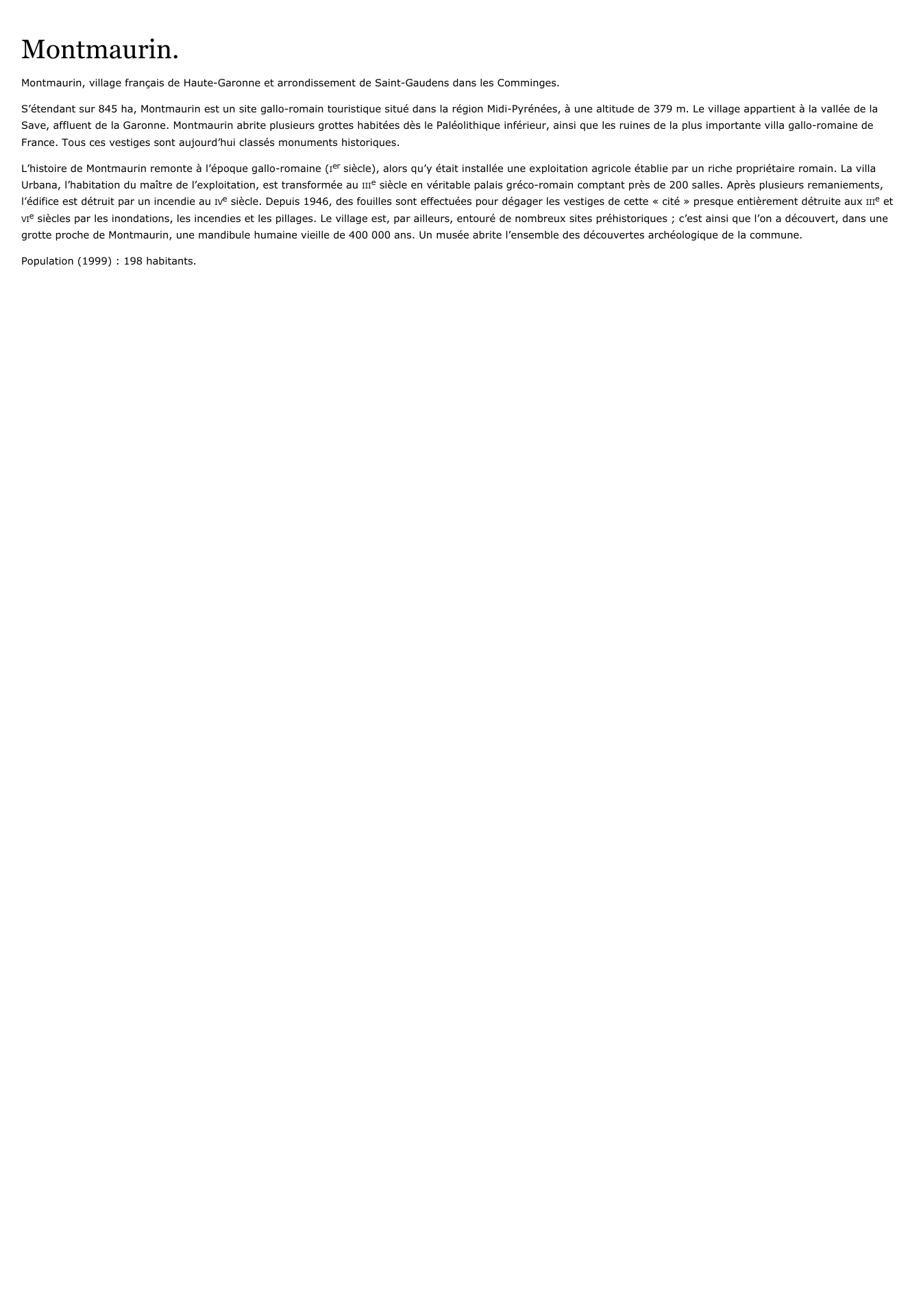 Prévisualisation du document Montmaurin.