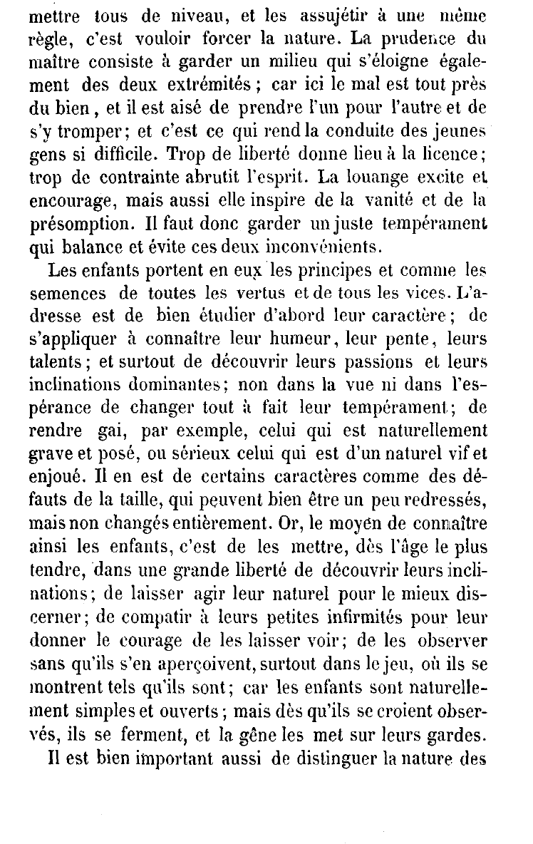 Prévisualisation du document Montrer la nécessité d'étudier le caractère des enfants pour leur éducation.