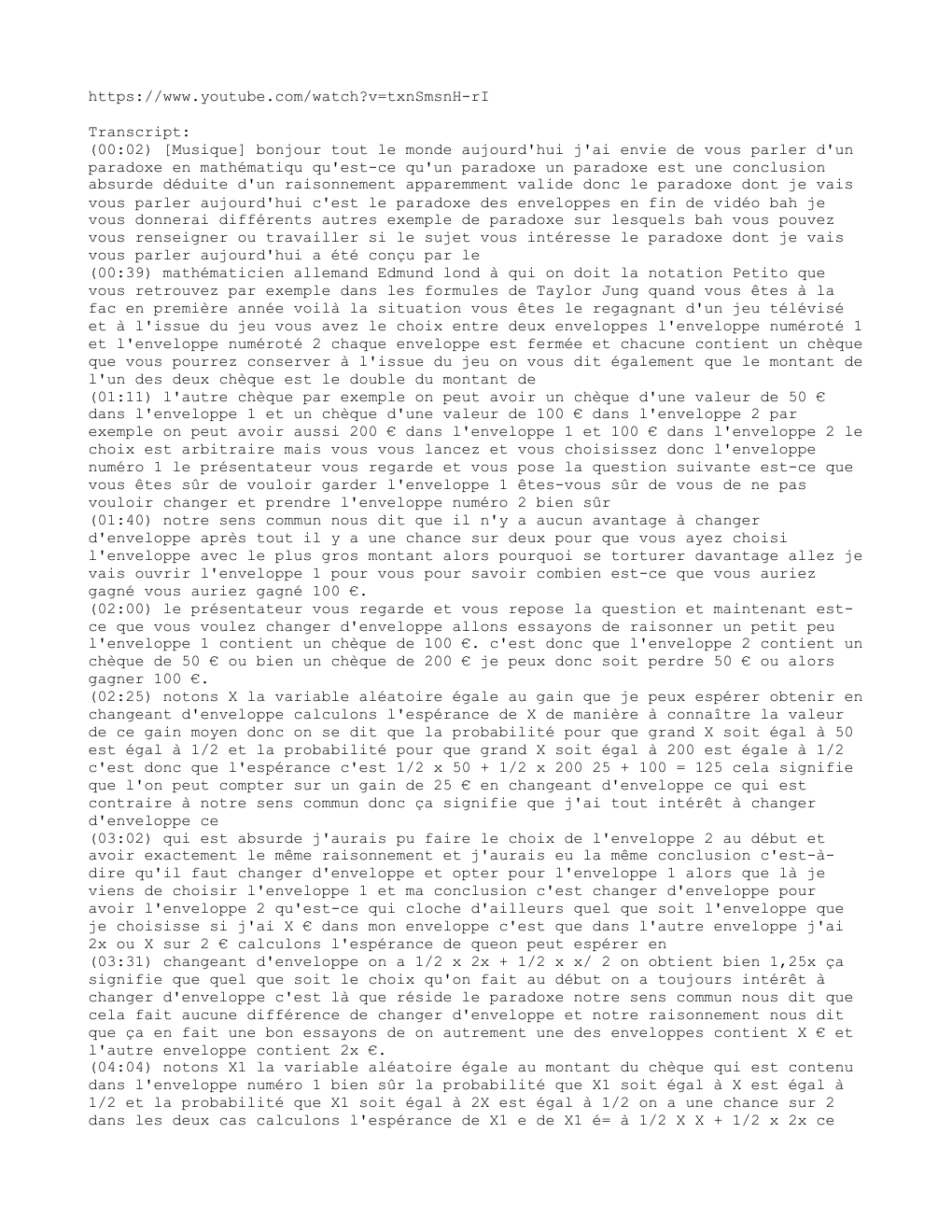 Prévisualisation du document Monty hall