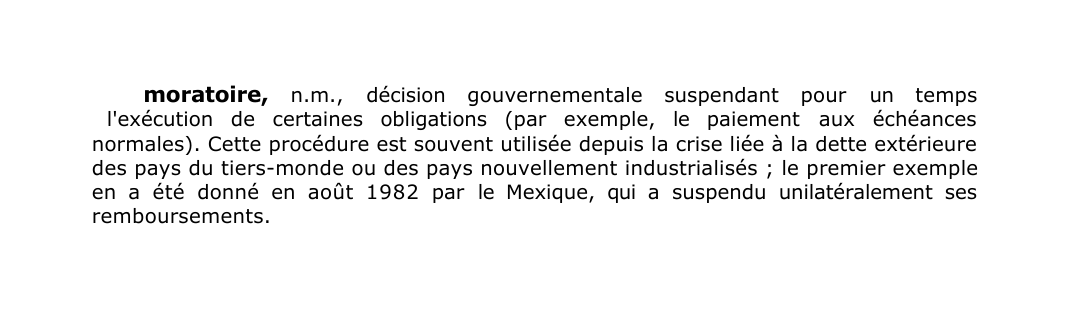 Prévisualisation du document moratoire, n.