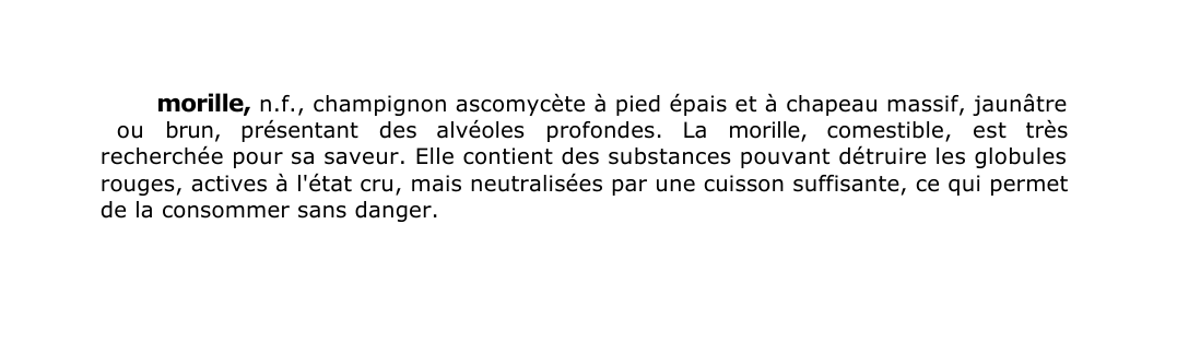 Prévisualisation du document morille, n.