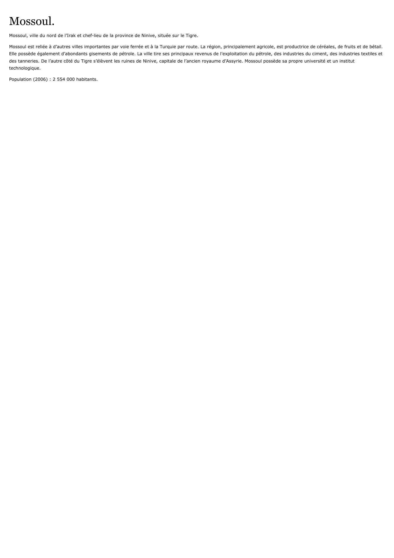 Prévisualisation du document Mossoul.