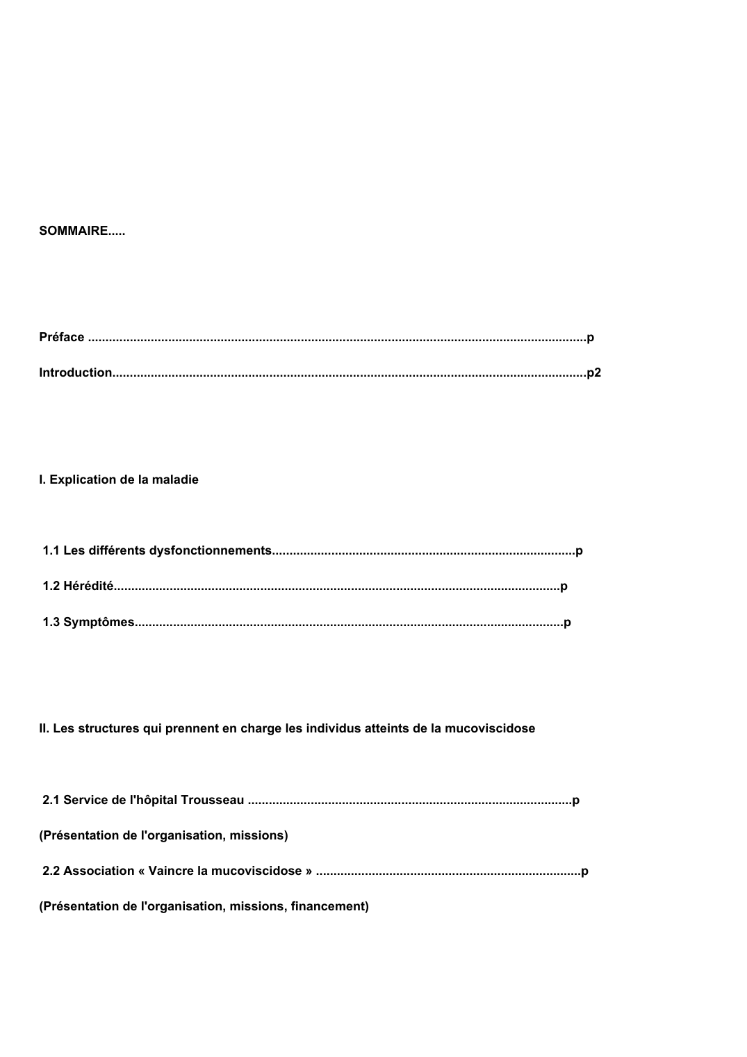 Prévisualisation du document La mucoviscidose