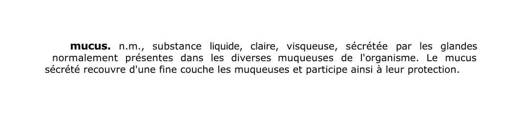 Prévisualisation du document mucus.