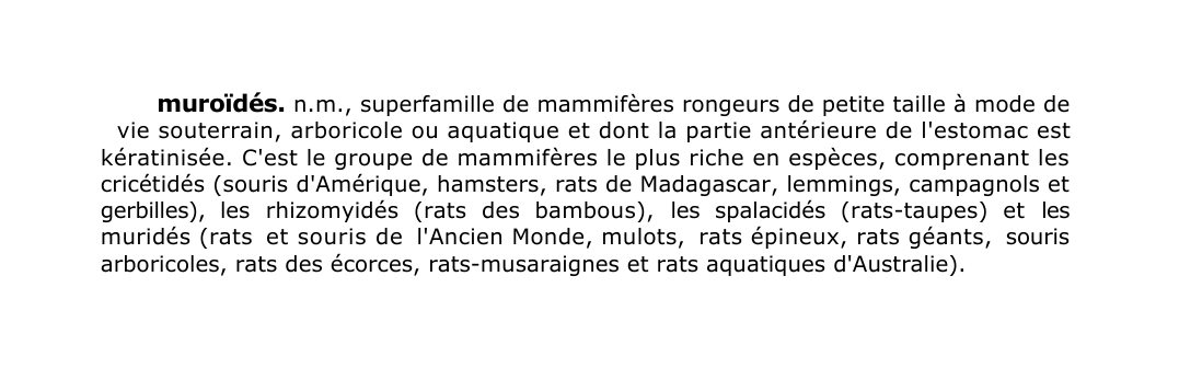 Prévisualisation du document muroïdés.