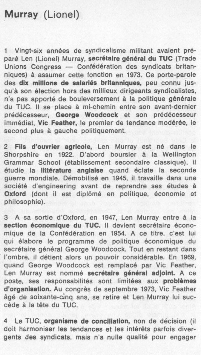 Prévisualisation du document Murray (Lionel)