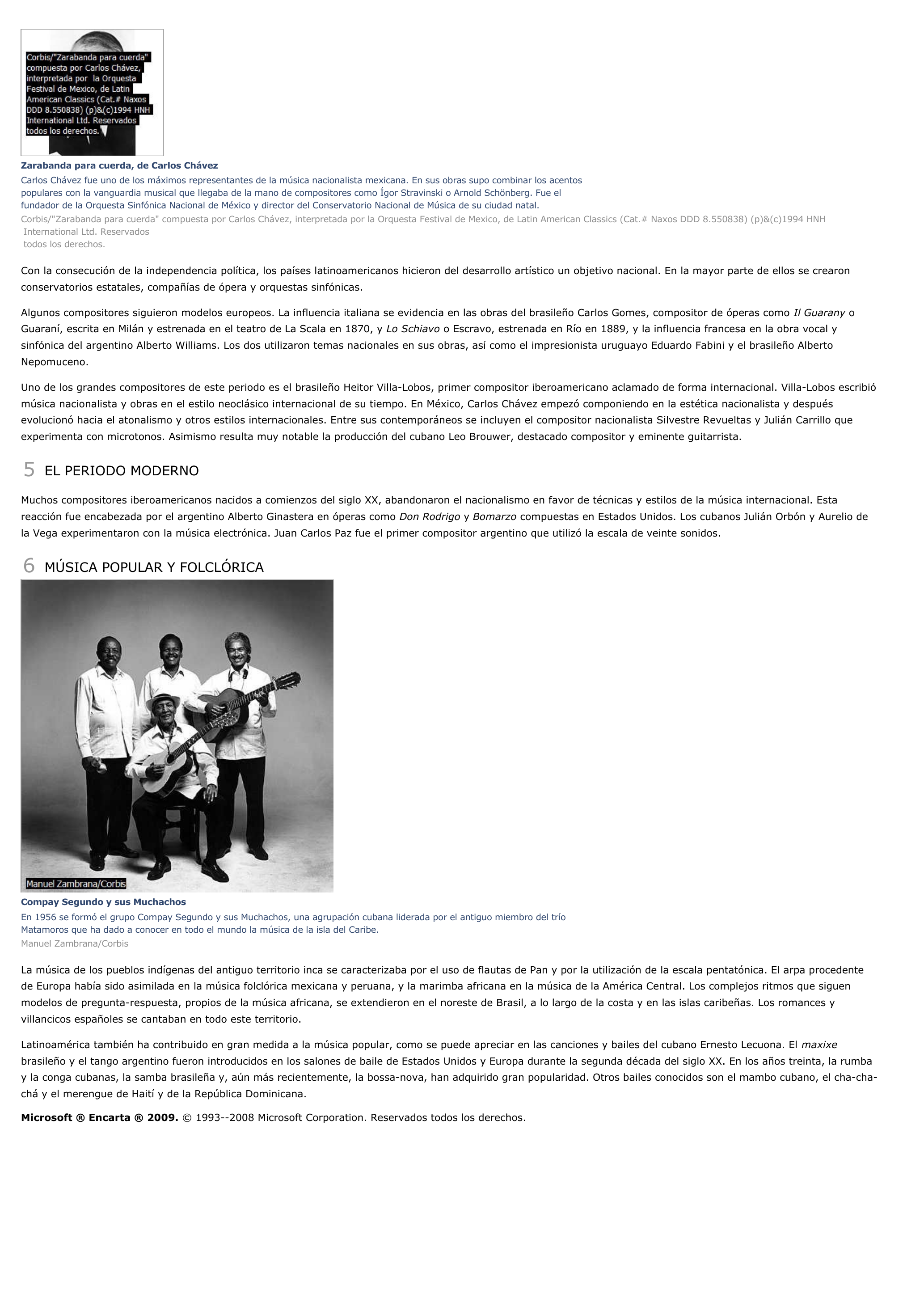 Prévisualisation du document Música latinoamericana - Música.