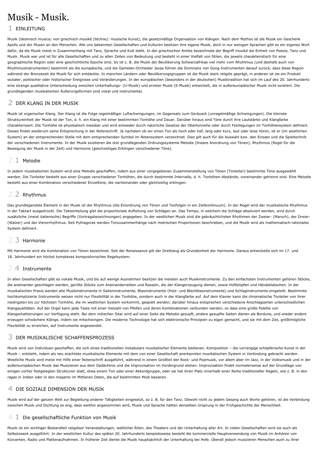 Prévisualisation du document Musik - Musik.