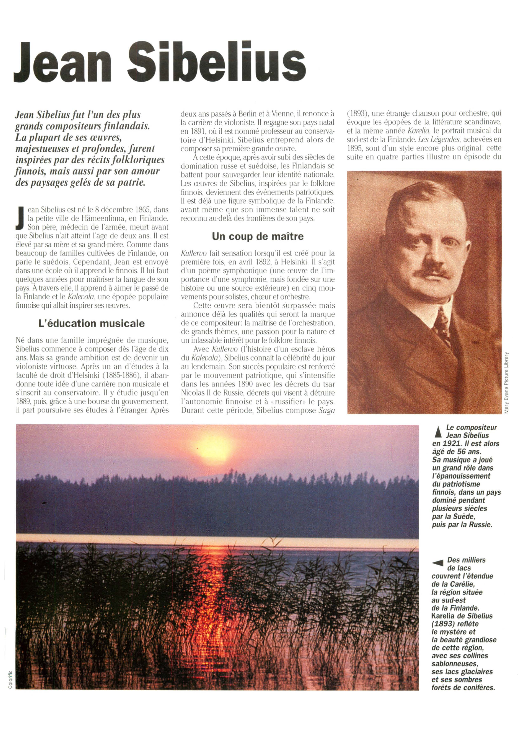 Prévisualisation du document MUSIQUE: Jean Sibelius