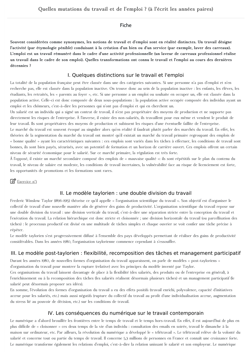 Prévisualisation du document Mutations du travail SES