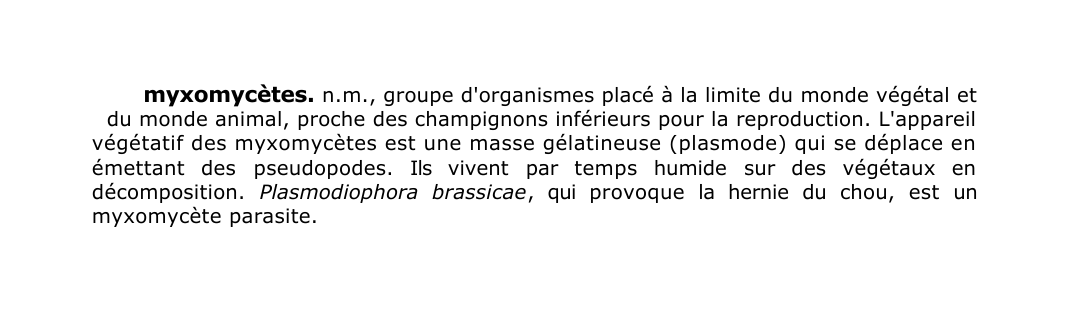 Prévisualisation du document myxomycètes.