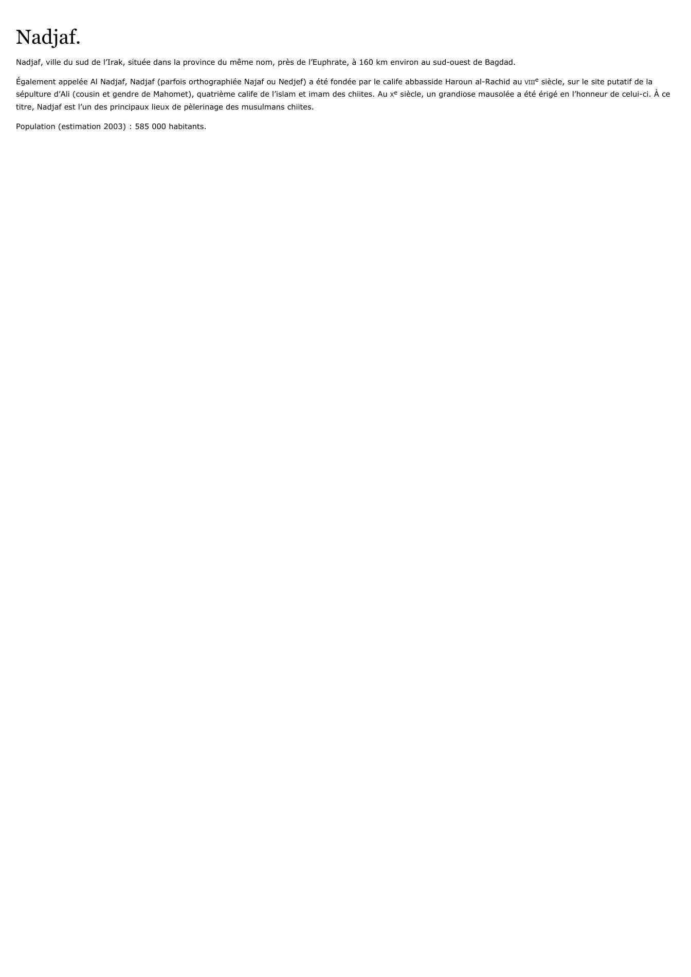 Prévisualisation du document Nadjaf.
