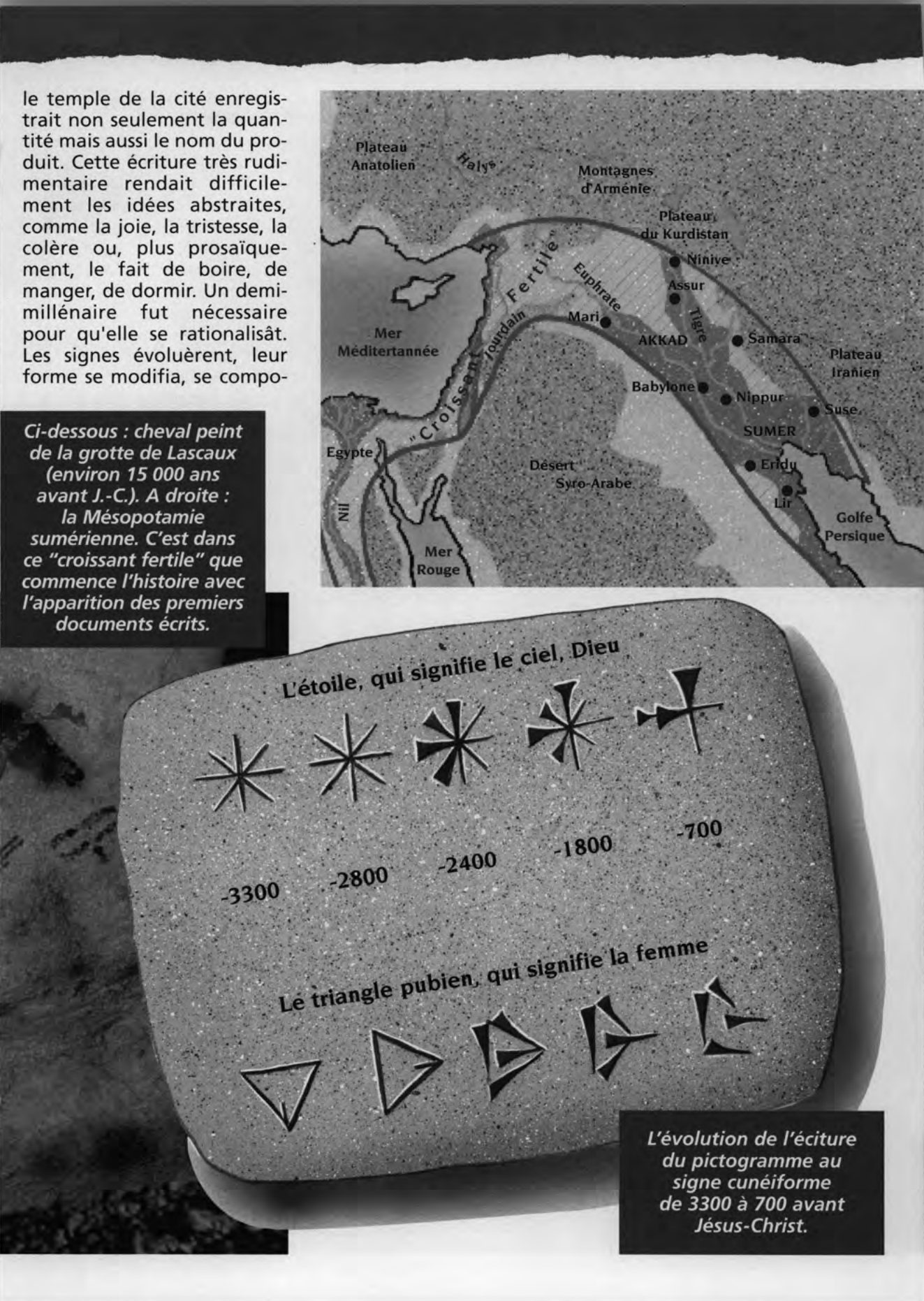 Prévisualisation du document Naissance de l'écriture dans l'Egypte ancienne