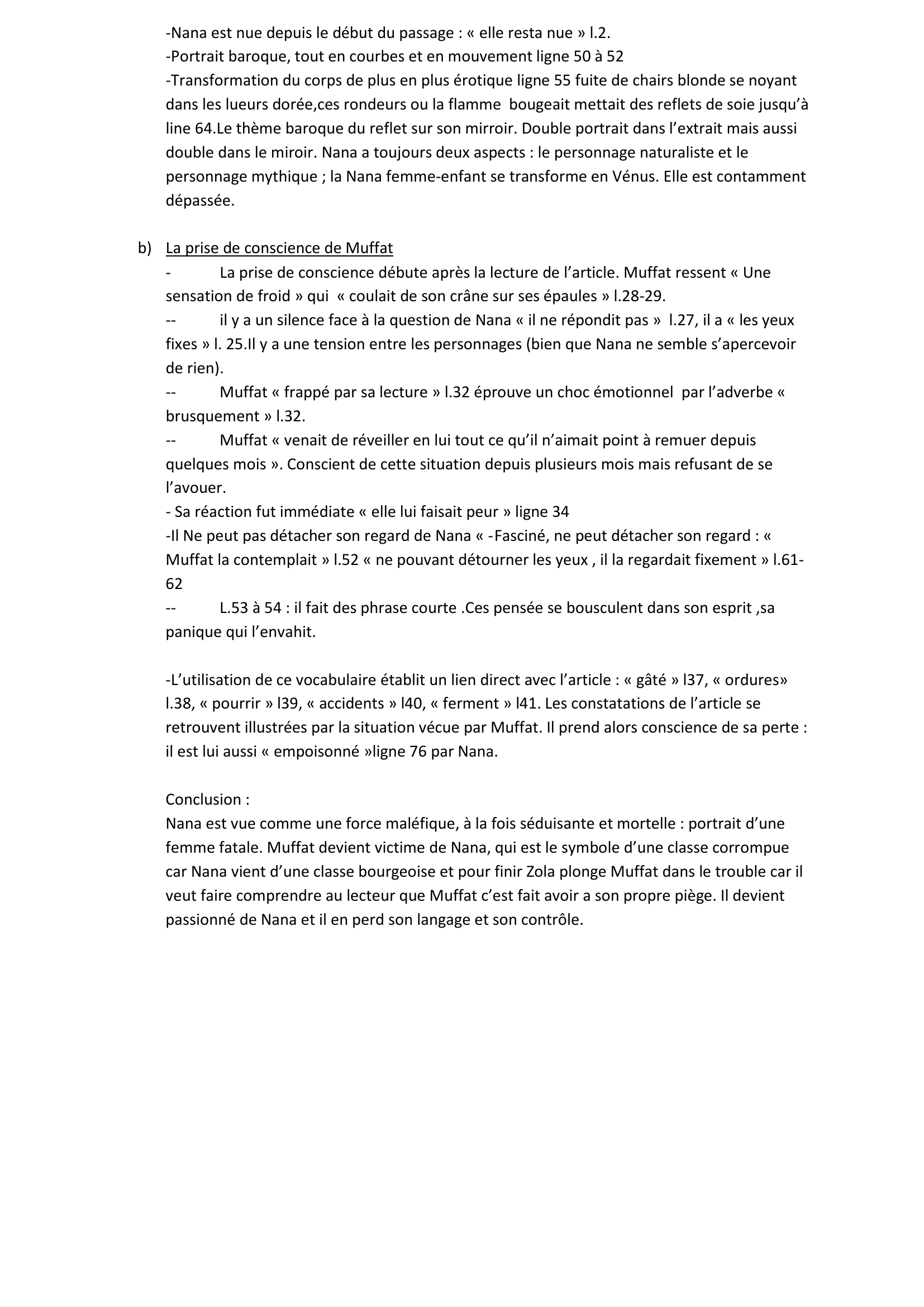 Prévisualisation du document NANA DE ZOLA: Muffat lit l'article du journaliste Fauchery, publié dans le journal Le Figaro et qui a pour titre « La Mouche d'or »