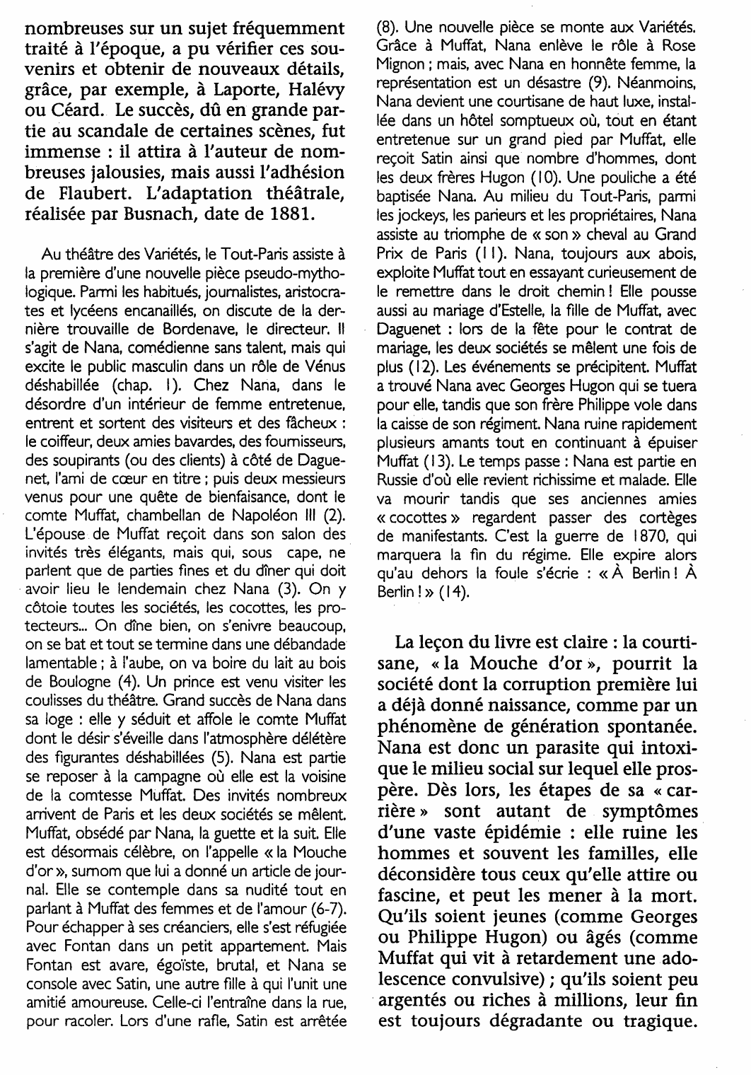 Prévisualisation du document Nana. Roman d'Émile Zola