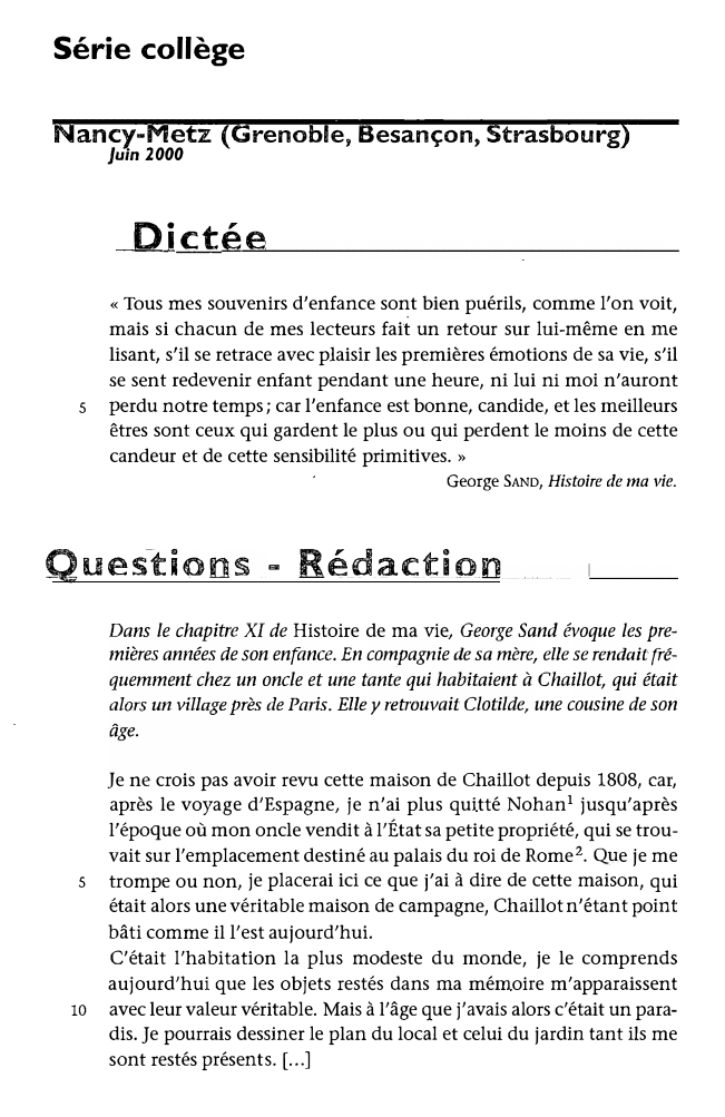 Prévisualisation du document Nancy-Metz: (Grenoble, Besançon, Strasbourg) - Juin 2000
