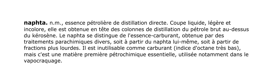 Prévisualisation du document naphta.