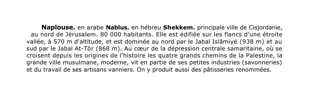 Prévisualisation du document Naplouse.