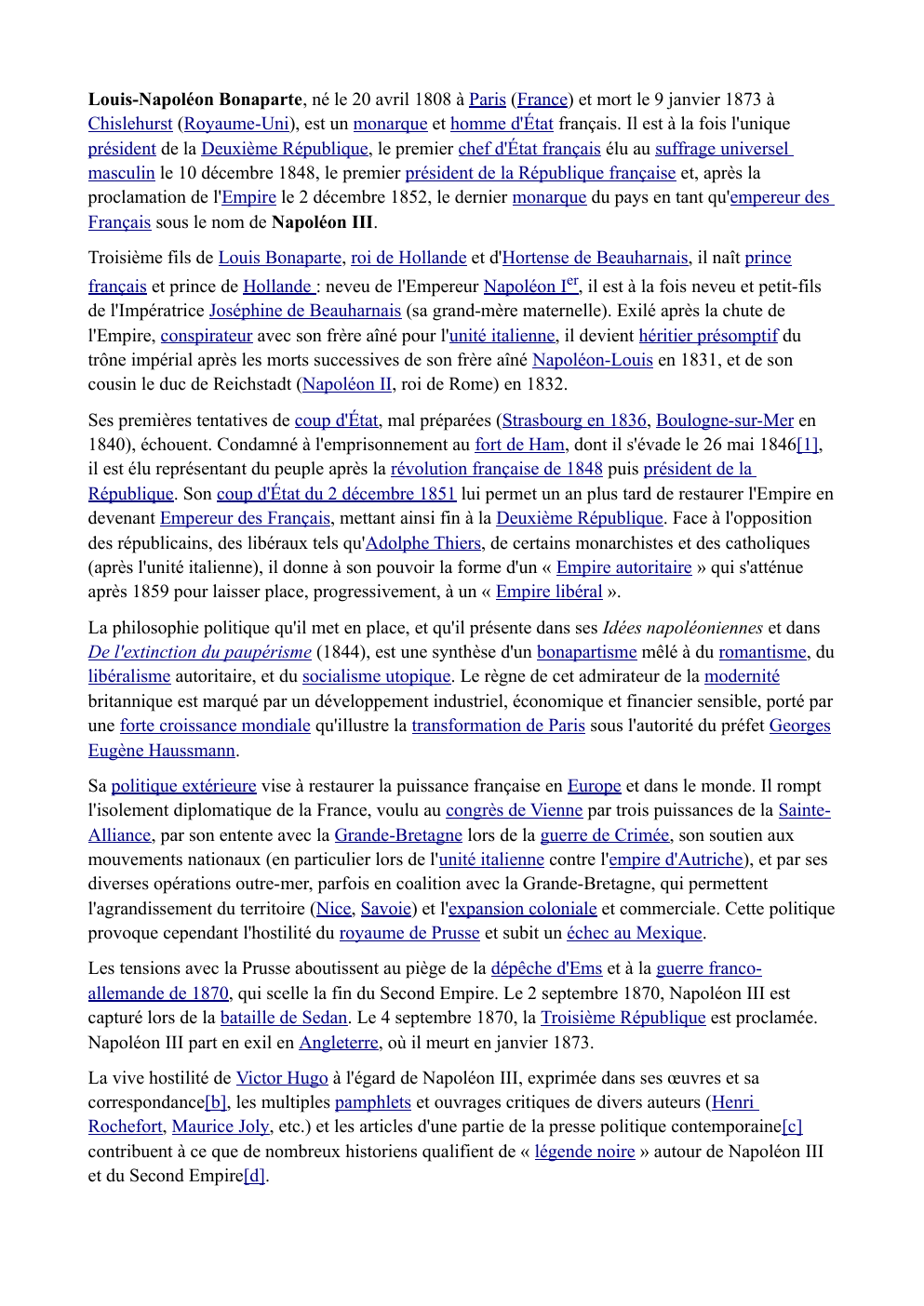 Prévisualisation du document napoleon 3