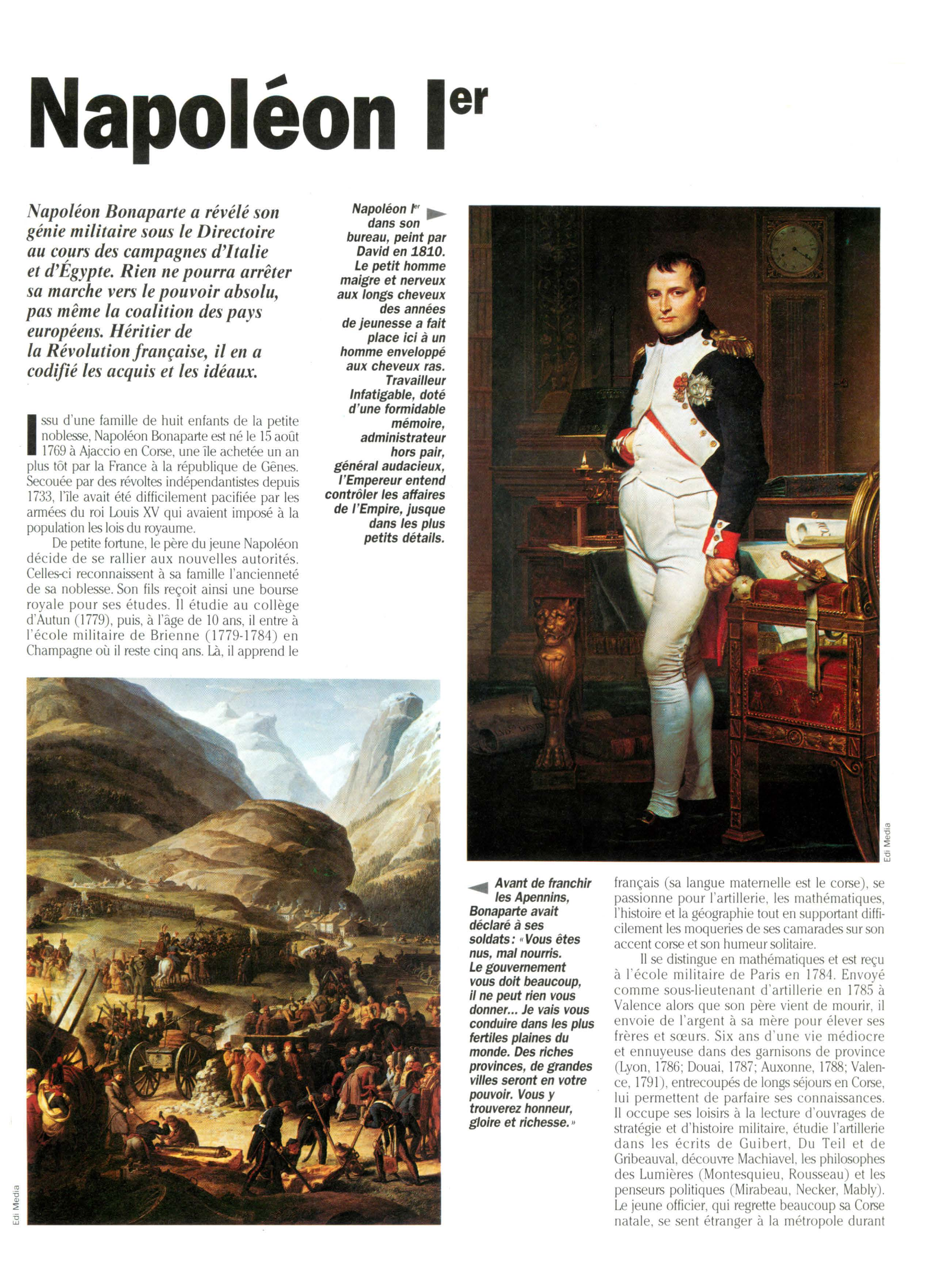 Prévisualisation du document Napoléon Ier