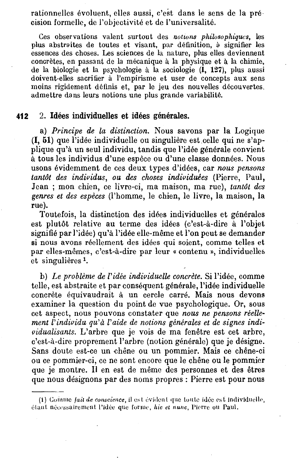 Prévisualisation du document NATURE PSYCHOLOGIQUE DE L'IDÉE
