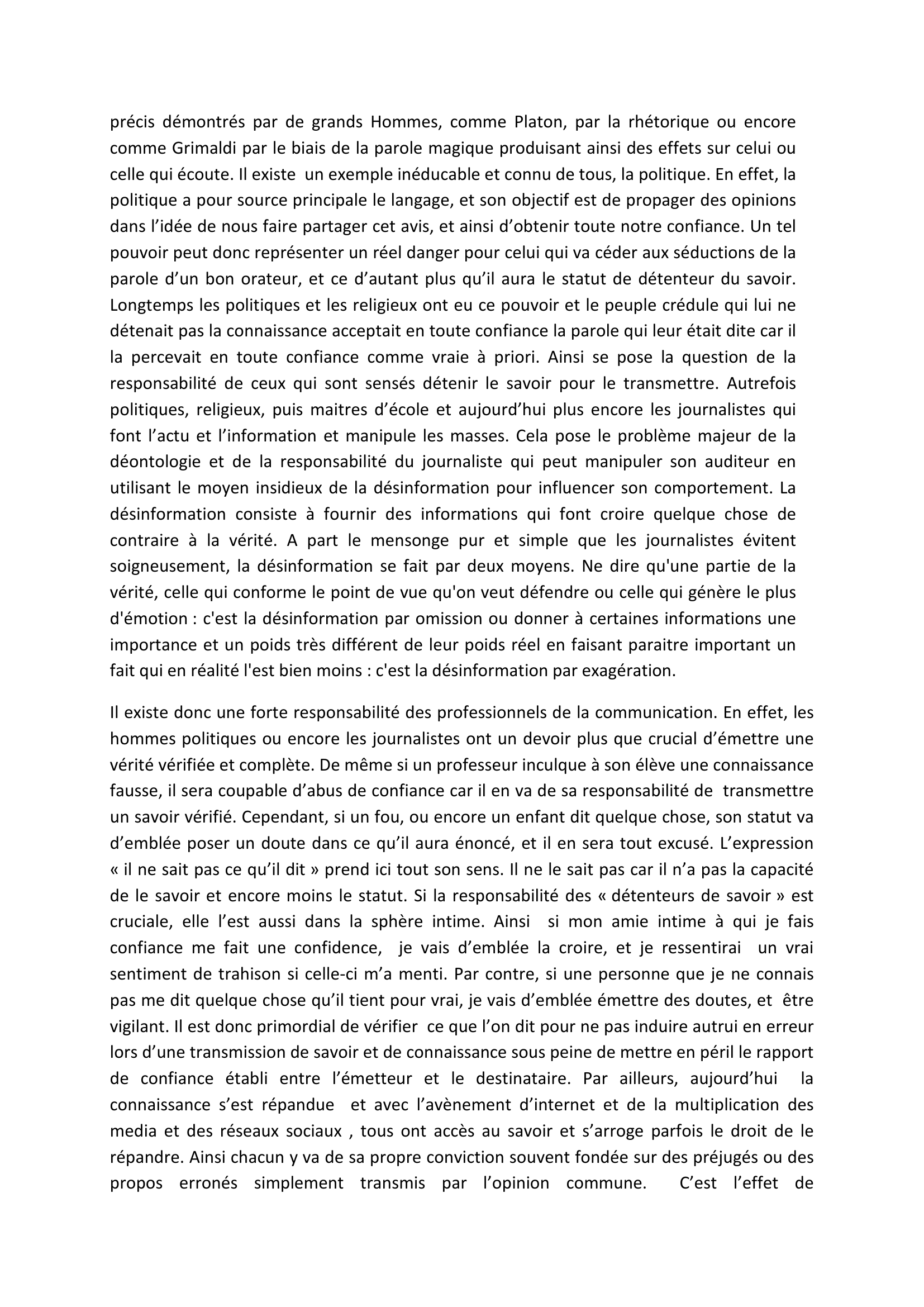 Prévisualisation du document Ne devrions nous parler que de ce que nous savons ?