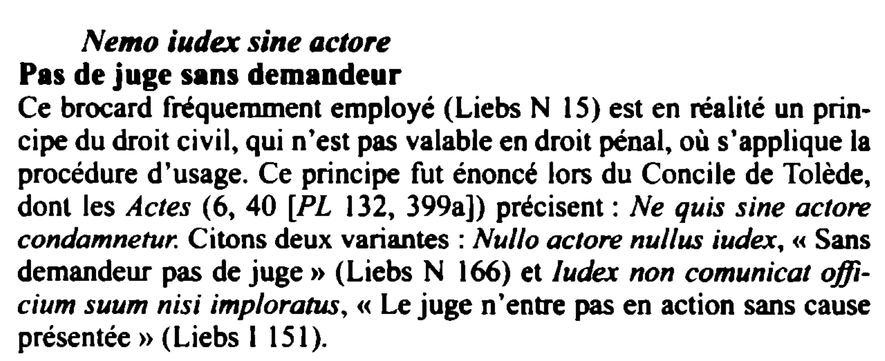 Prévisualisation du document Nemo iudex sine actore