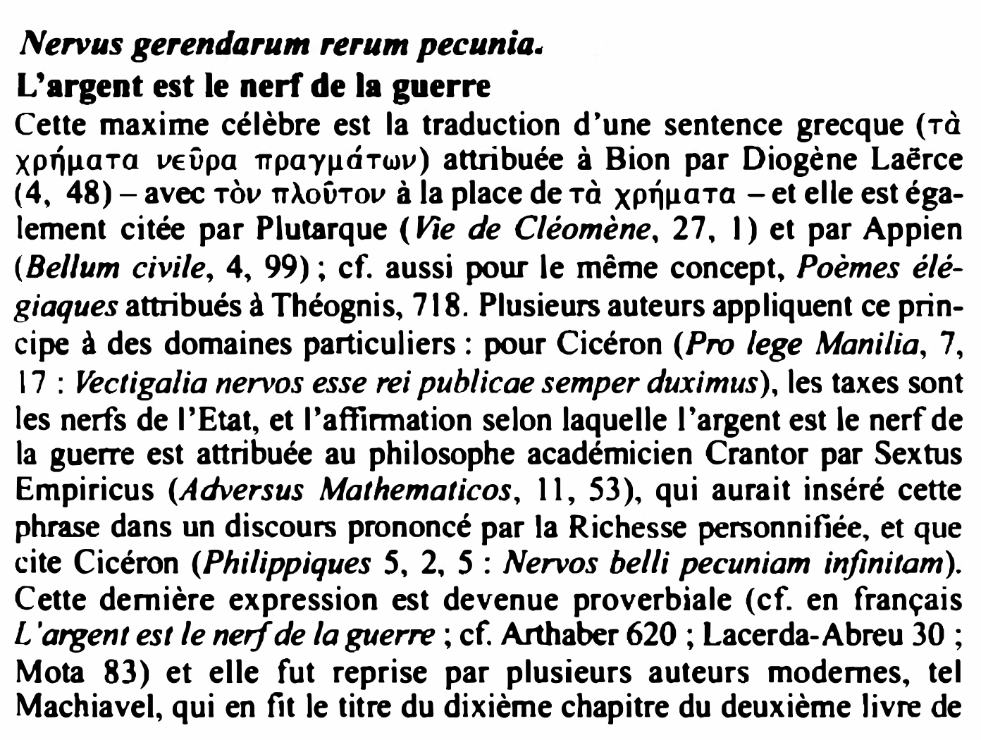 Prévisualisation du document Nervus gerendarum rerum pecunia